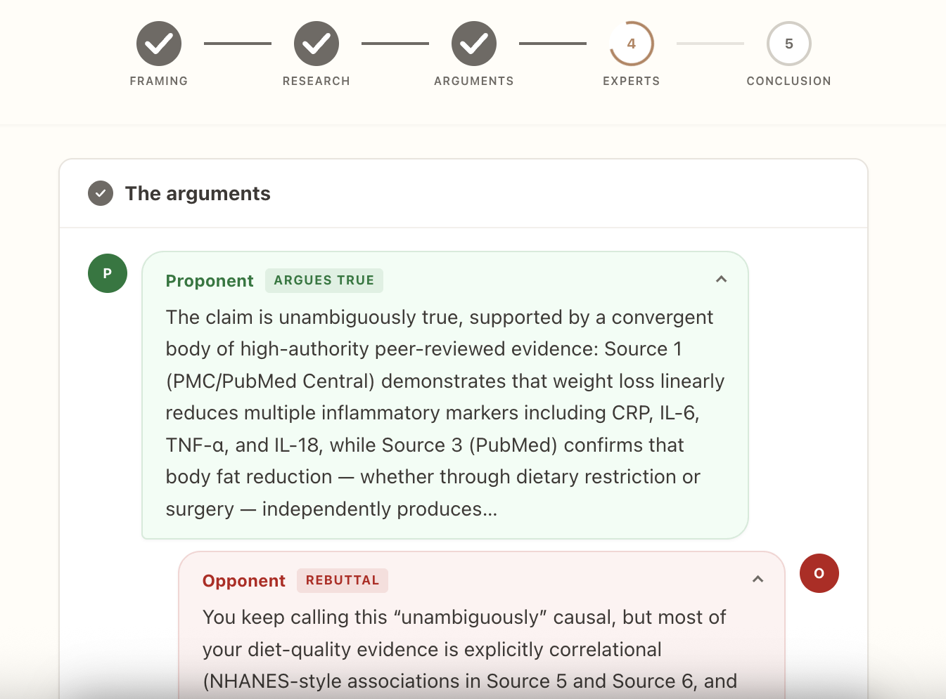 Read the Arguments as they surface - Lenz verification